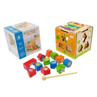 Cubo Encaje Figuras Geometricas Y Descarga