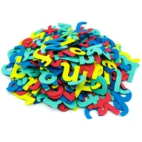 Letras Goma Eva 300 Piezas