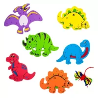 Dinosaurios Para Enhebrar