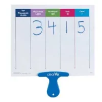 Set De 4 Paletas Borrables Valor Posicional