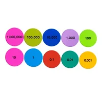 Set De 200 Fichas Magneticas Valor Posicional