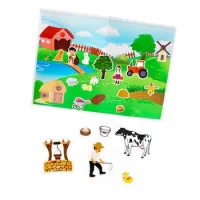 Juego-leo Y Aprendo Magnético La Granja