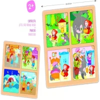Set Puzzle Secuencia Caperucita/pinocho