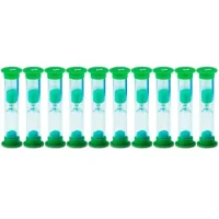 Set De 10 Relojes De Arena De 5 Minutos