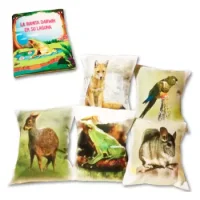 Libro Y Cojines Animales De Chile