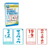 Flashcards Numeros Sumas Y Restas 40 Cartas