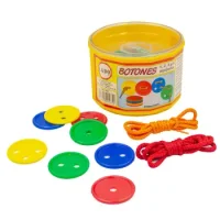 Botones Con Cordones 50 Piezas