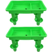 Set De 2 Mesas De Agua Rectangular Plastica L365