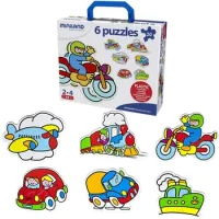 Puzzle Medios Transportes Plásticos
