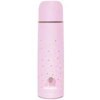 Termo Para Alimentos 500ml Metal Con Goma Rosado
