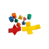 Cuerpos Geométricos Plegables Acrílico 10 Piezas