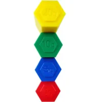 Pesos Plásticos Hexagonales