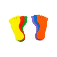 Juego Huellas De Pies 12 Unidades