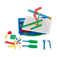 Juego Mecano Plástico Con Plantillas