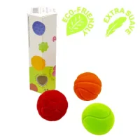 Set 3 Pelotas Texturas Soft Rubbabu