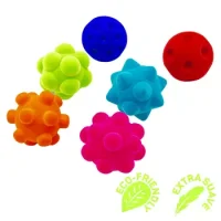 Set 6 Pelotas Texturas Soft Medianas