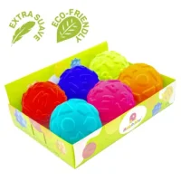 Caja 6 Pelotas Educativ Sensorial