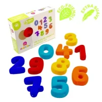 Números Grandes Magneticos Soft 10 Cm.