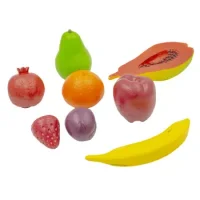 Set De Frutas Goma Rubbabu 8 Piezas