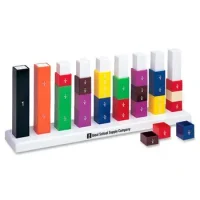 Set De Fracciones Verticales Plasticas 51 Piezas