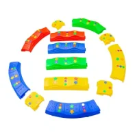 Pista De Equilibrio Curva Y Recta 20 Piezas