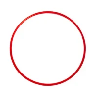 Aro Plástico 60 Cm Unidad Rojo