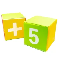 Dados De Espuma 12 Unidades Números Y Signos