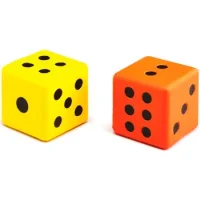 Set De 2 Dados Goma Eva
