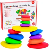Set Piedras De Colores Con Patrones