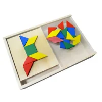 Mosaico Con Patrones De Madera