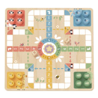 Juego De Ludo Y Escalera 30 X 30 Cm. 19 Piezas