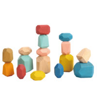 Bloques De Equilibrio De Madera 16 Piezas