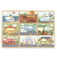 Juego Laberinto Los Transportes 30X22 Cm