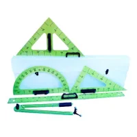 Set De Geometría Magnético Para Pizarra