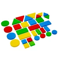 Bloques Lógicos 120 Piezas 4 Colores