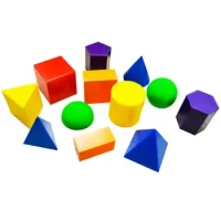 Cuerpos Geométricos Acrílicos 12 Piezas