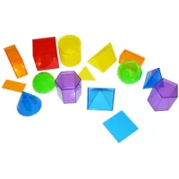 Cuerpos Geométricos Traslúcidos 12 Piezas