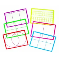 Set De 6 Láminas Transparentes Borrables