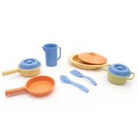 Set Cocina Plastico 10 Pzas Col. Pastel