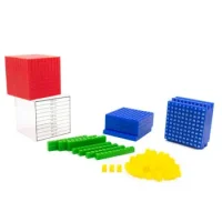 Bloque Base 10 Caja Plástica 122 Piezas