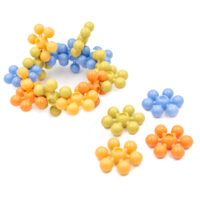 Pote Estrellas Conectables 30 Piezas Pastel
