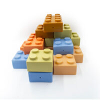 Bloques Tipo Lego Gigantes 50 Piezas Pastel