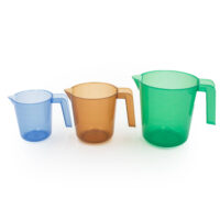 Jarras Graduadas 3 Unidades, 1 Lt, 600 Ml, 300 Ml