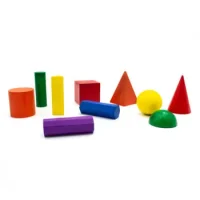 Cuerpos Geométricos Madera Color