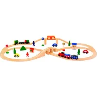 Juego Tren De La Ciudad Madera