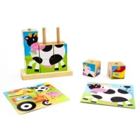 Puzzle Cubo Encaje Vertical
