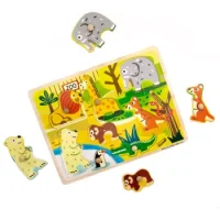 Puzzle De Encaje Zoológico