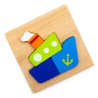 Puzzle De Encaje Barco