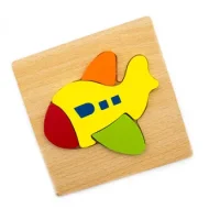 Puzzle De Encaje Avión De Pasajeros
