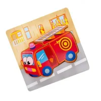 Puzzle De Encaje Bomberos